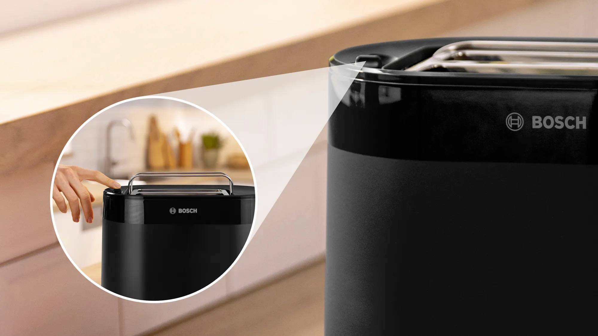 Bosch Kompakt Toaster MyMoment, schwarz Toaster Schwarz-7