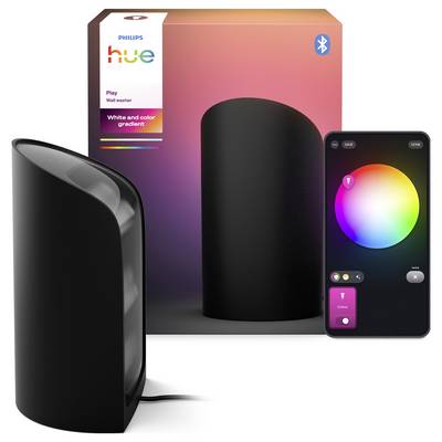 Philips Hue Tischleuchte, Wandleuchte 8720169339712 Philips Hue Play Wallwasher, schwarz LED 20 W-1