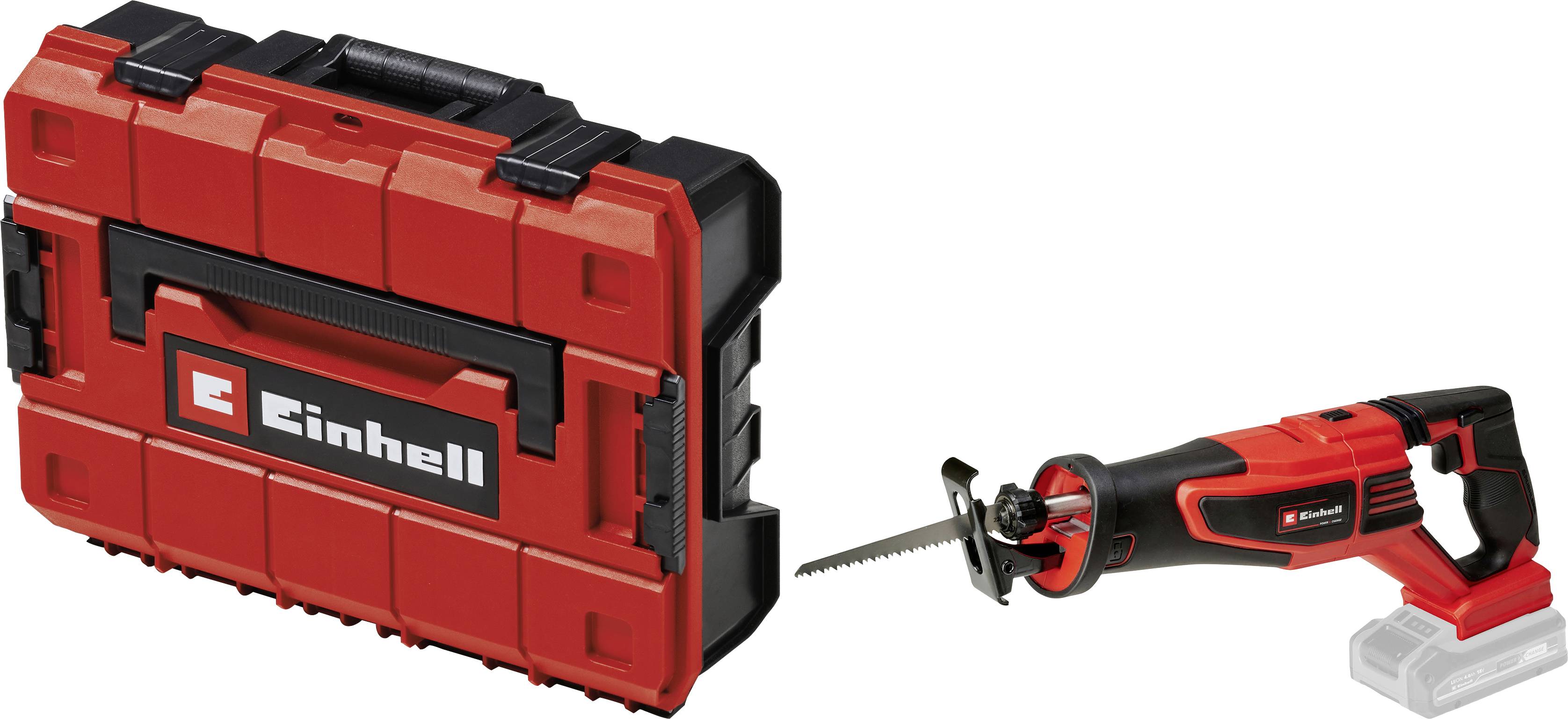 Einhell Akku-Säbelsäge 4326310+4540011 ohne Akku, ohne Ladegerät, inkl. E-Case