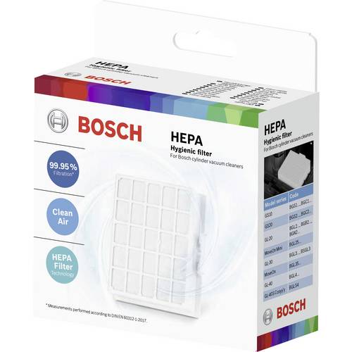 Thumbnail - Bosch HEPA-Filter für Bosch Staubsauger GS10,GS20,GL-20,GL-30,GL-40,GL40S,BGL25,BGLS4 BBZ156HF Filter-Austausch-Kit