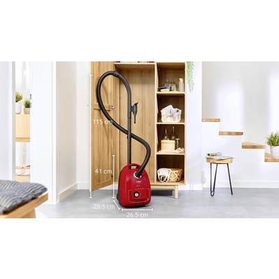 Bosch Staubsauger mit Beutel, Serie 4, rot Staubsauger mit Beutel 600 W mit Staubbeutel-5