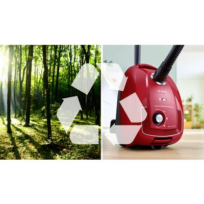 Bosch Staubsauger mit Beutel, Serie 4, rot Staubsauger mit Beutel 600 W mit Staubbeutel-11