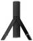 Ein kompaktes, schwarzes elektronisches Gerät mit zwei ausgeklappten Dreibeinbeinen, wahrscheinlich für Mess- oder Scanningzwecke verwendet.