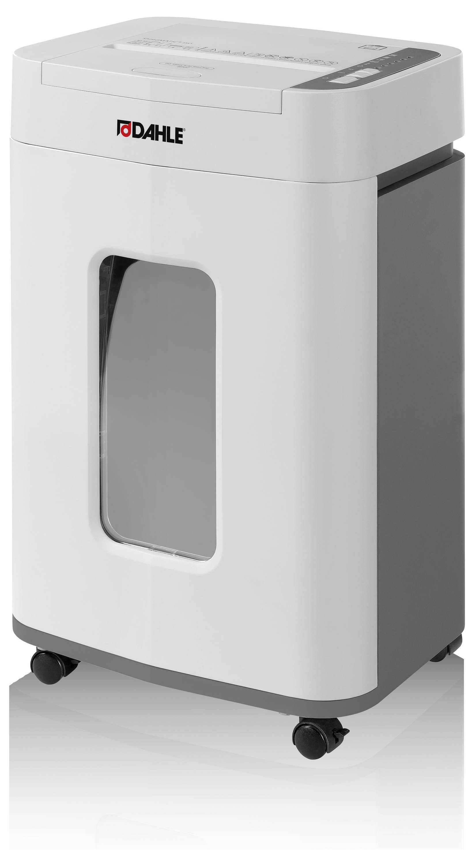 Dahle ShredMATIC 150 Aktenvernichter 150 Blatt Partikelschnitt 4 x 12 mm P-4 24 l Vernichtet auch Büroklammern, Heftklam-2