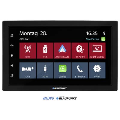 Blaupunkt Rotterdam 600 DAB Autoradio Apple CarPlay, Android Auto™, Integriertes Navigationssystem, inkl. Fernbedienung,-1