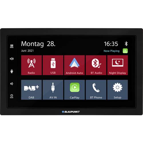 Blaupunkt Oslo 600 DAB Autoradio Apple CarPlay, Android Auto™, inkl. Fernbedienung, inkl. DAB-Antenne, Bluetooth®-Freisp...