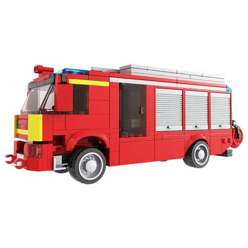 BRIXIES Plus Löschfahrzeug / Fire engine Konstruktions-Set