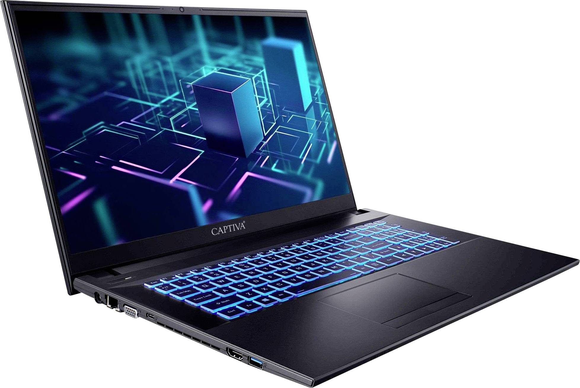Captiva Notebook BJ7 70IO 23V1 43.9 cm (17.3 Zoll) Full HD Intel® Core™ i7 i7-1255U 16 GB RAM 1000 GB SSD Deutsch, QWERT