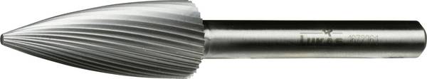 LUKAS-ERZETT A12061230605 Fräser HSS Spitzbogen Länge 40 mm Schaftdurchmesser 6 mm