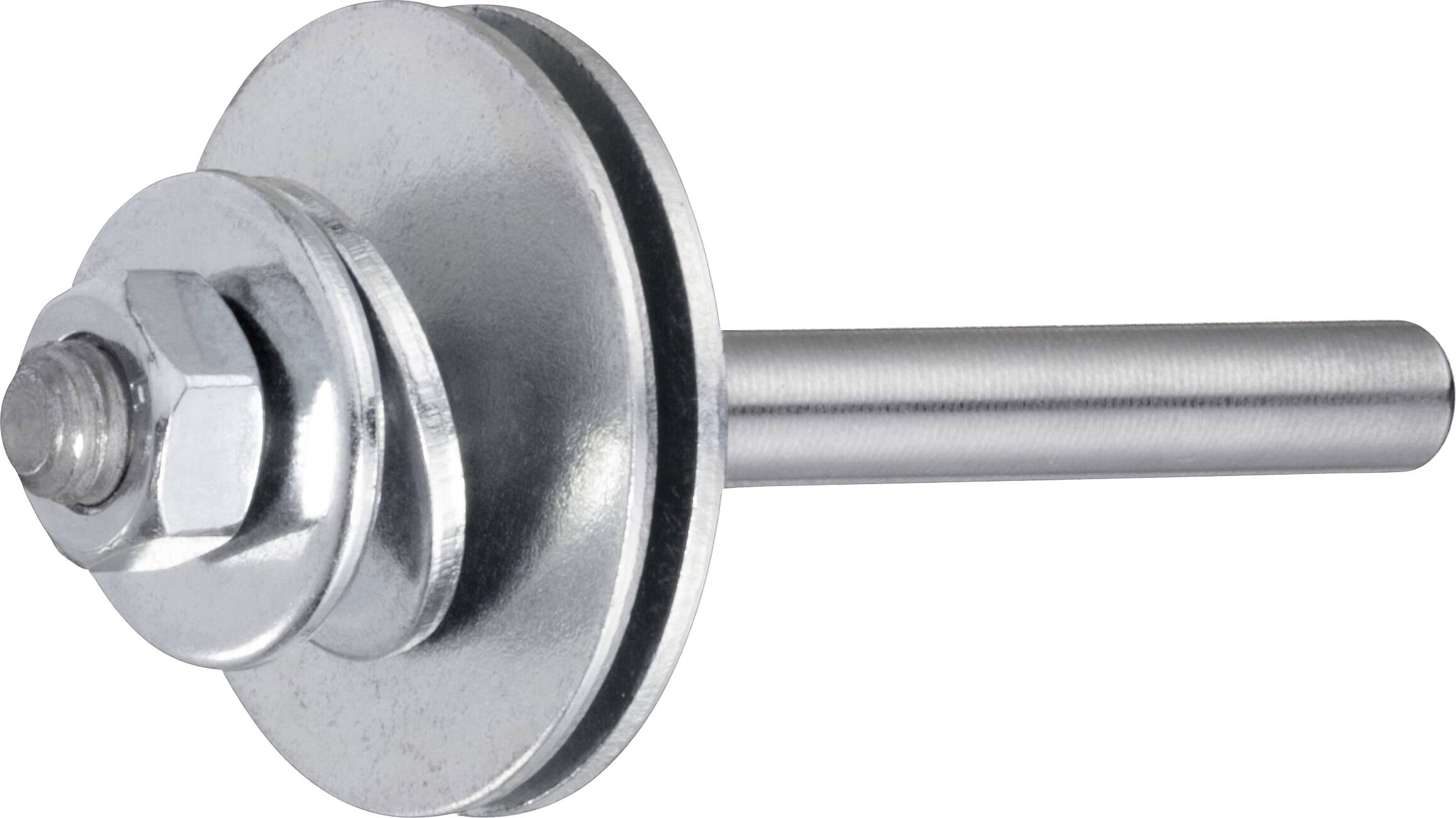 LUKAS-ERZETT A1630780 Werkzeugaufnahme ASB für Filzpolierscheiben M6 Schaft 6 mm   GSL 63 mm 5 St.