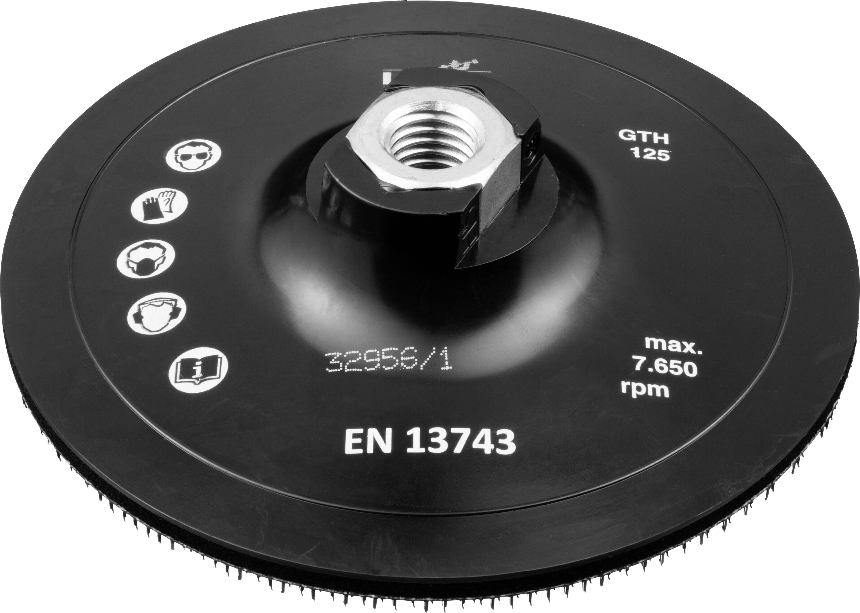 LUKAS-ERZETT A38311251003 Werkzeugaufnahme GTH für Vliesscheiben Ø 125 mm M14 für Winkelschleifer 1 St.