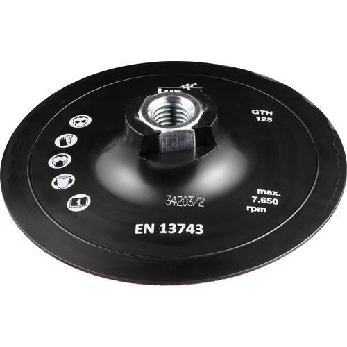LUKAS-ERZETT A38311251004 Werkzeugaufnahme GTHX für Klett-Schleifblätter Ø 125 mm mit M14-Gewinde 1 St.