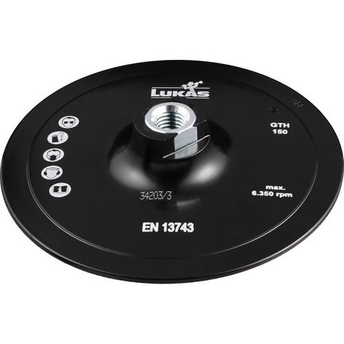 LUKAS-ERZETT A38311501004 Werkzeugaufnahme GTHX für Klett-Schleifblätter Ø 150 mm mit M14-Gewinde 1 St.