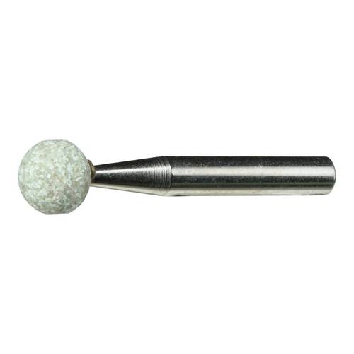 Thumbnail - LUKAS-ERZETT A201100404377 Schleifstift KU Kugelform für Edelstahl 4x4 mm Schaft 3 mm Korn 80 20 St.