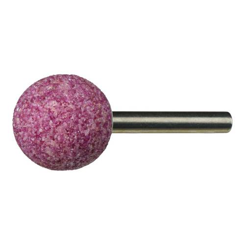 LUKAS-ERZETT A201101616647 Schleifstift KU Kugelform für Edelstahl 16x16 mm Schaft 6 mm   Korn 60 20 St.
