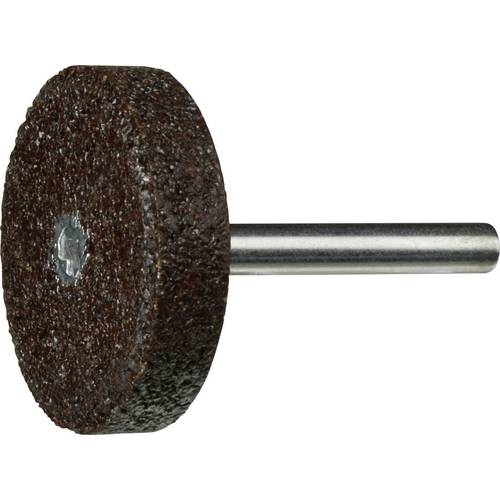 LUKAS-ERZETT A201304010627W Schleifstift ZY2 Zylinderform für Werkzeugstähle 40x10 mm Schaft 6 mm   Korund Korn 24 weich...
