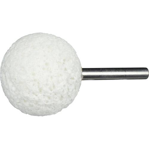 Thumbnail - LUKAS-ERZETT A201903838626 Schleifstift KU Kugelform für Kunststoff/Holz/Gummi 38x38 mm Schaft 6 mm   Korn 0-3 20 St.