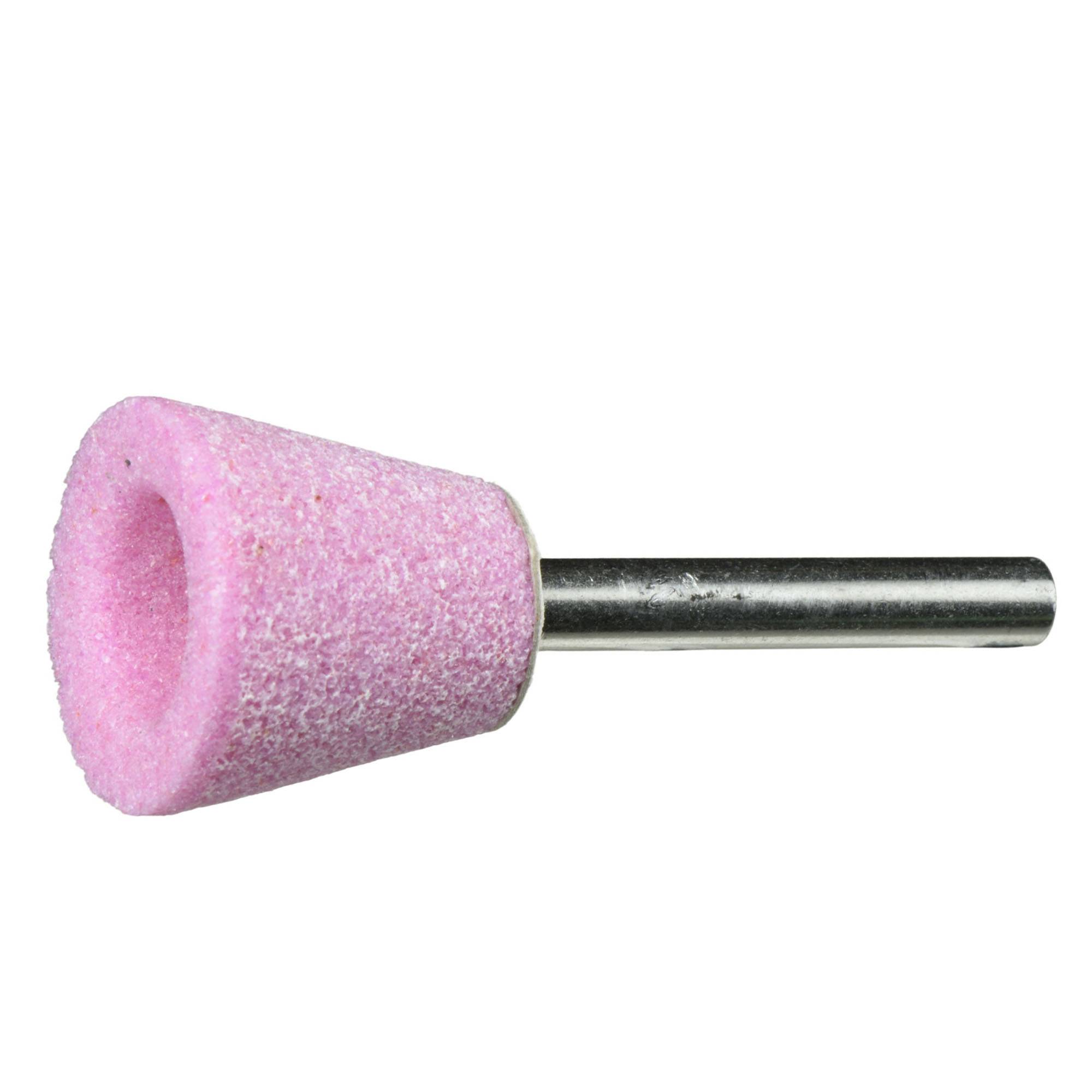 LUKAS-ERZETT A202004036602 Schleifstift TO Topfform für Stahl/Stahlguss 40x36 mm Schaft 6 mm   Edelkorund Korn 60 20 St.