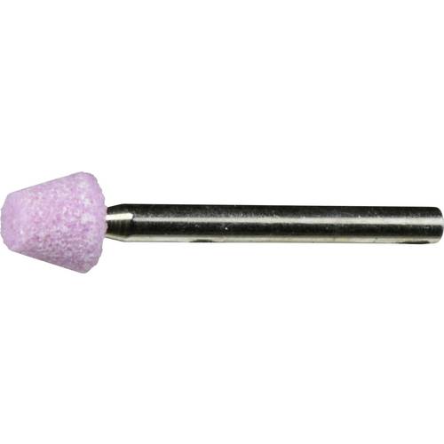 LUKAS-ERZETT A202900006302 Schleifstift D6 Konus für Stahl/Stahlguss 7/4 mm x 6 mm Schaft 3 mm Edelkorund Korn 80 20 S...