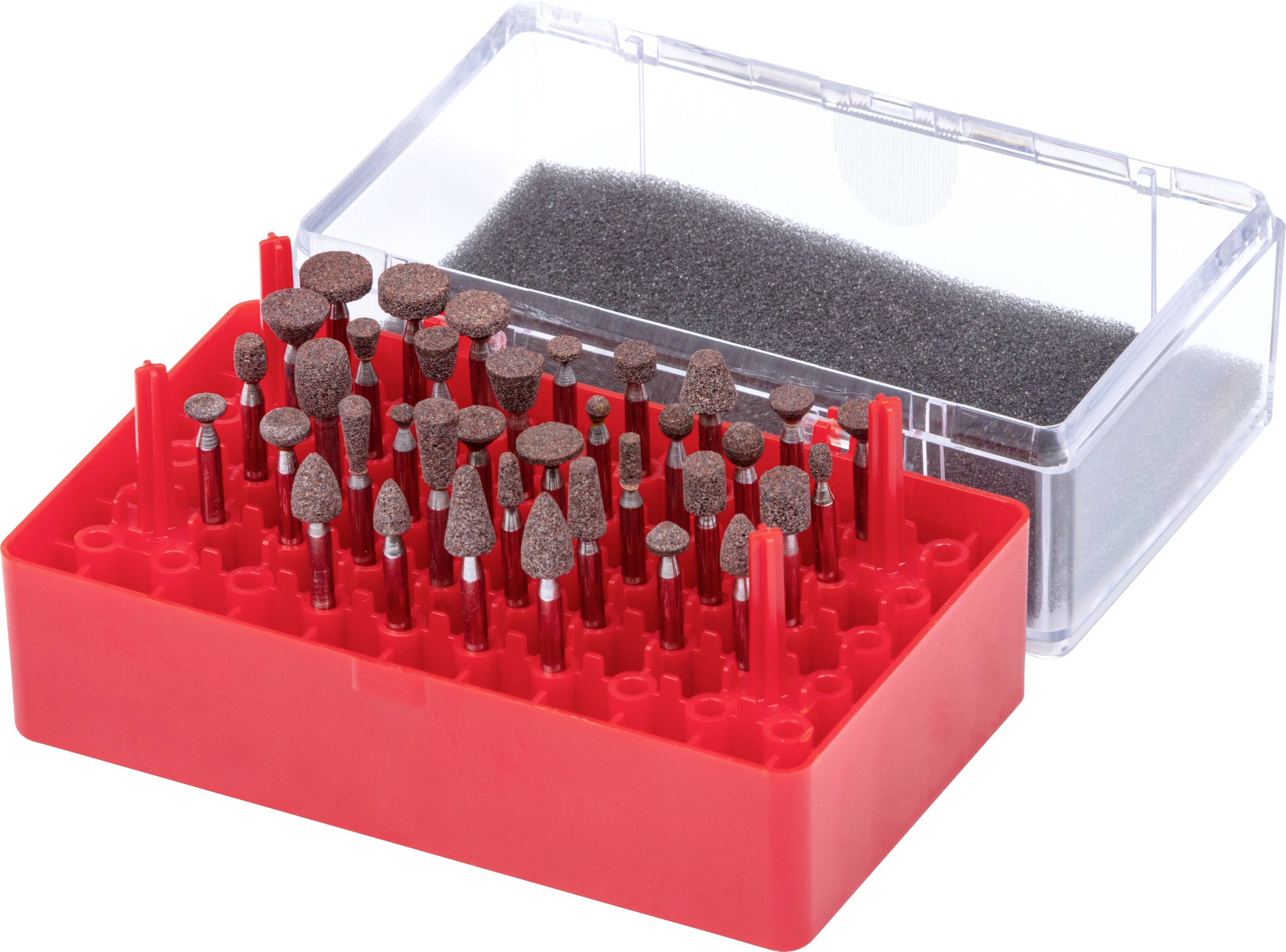 LUKAS-ERZETT A204800003611 Schleifstift-Set 36-teilig für Werkzeugstähle Schaft mm Schaft 3 mm Edelkorund 1 Set