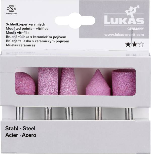 LUKAS-ERZETT A20480005602F1 Schleifstift-Set Durchmesser 6 mm    1 Set