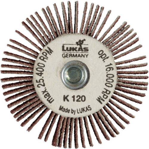 LUKAS-ERZETT A2207040150080 Fächerschleifer mit M6 Innengew. SFI universal 40x15 mm Korund Korn 80 10 St.