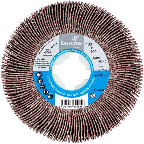 LUKAS-ERZETT A2280100500060 Schleifwalze LWL 100050 B.19 NK 60 Durchmesser 100 mm 2 St.