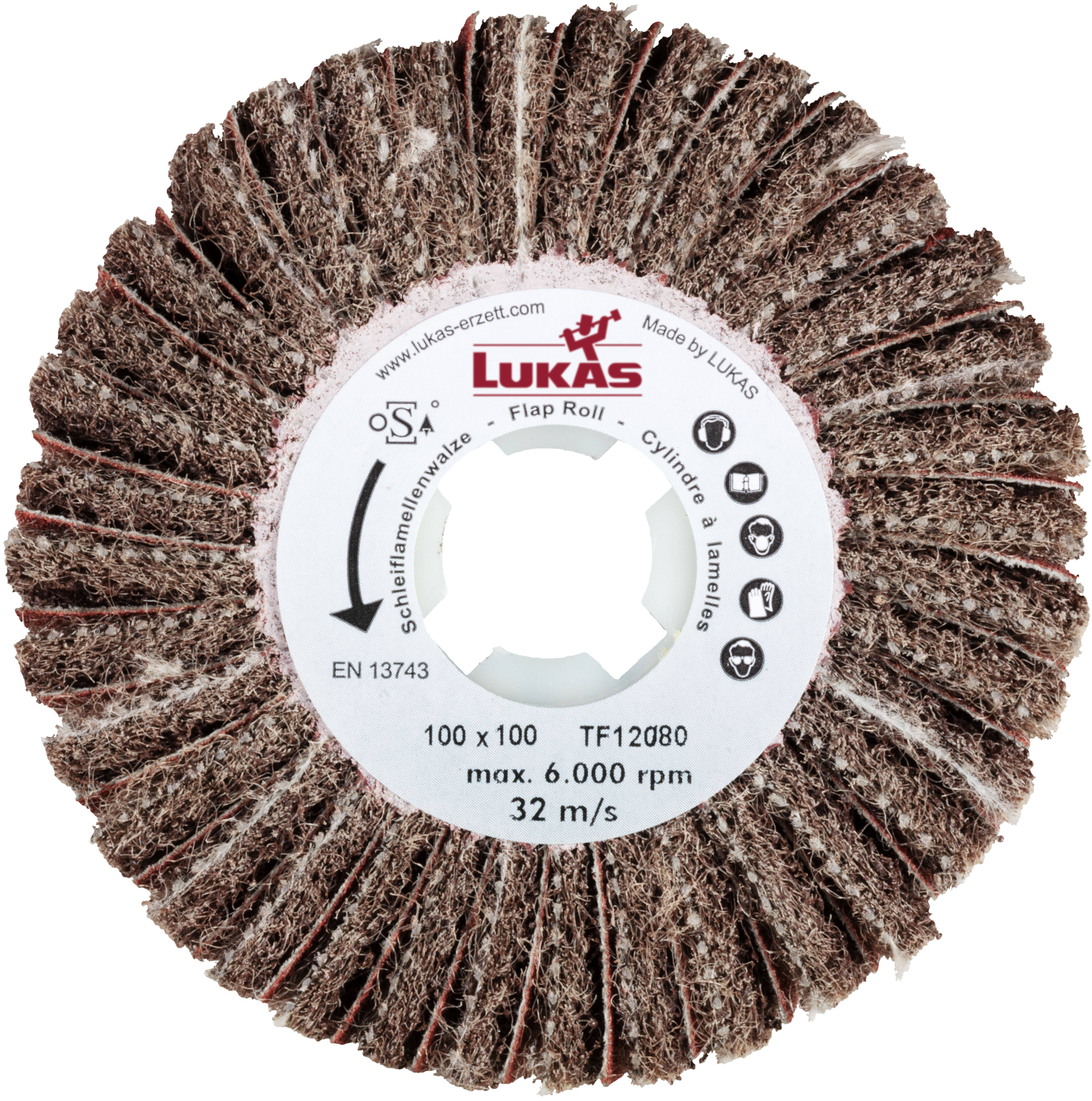 LUKAS-ERZETT A22881001000104 Schleifwalze LWM 100100 B.19 A 104/80 Durchmesser 100 mm 1 St.