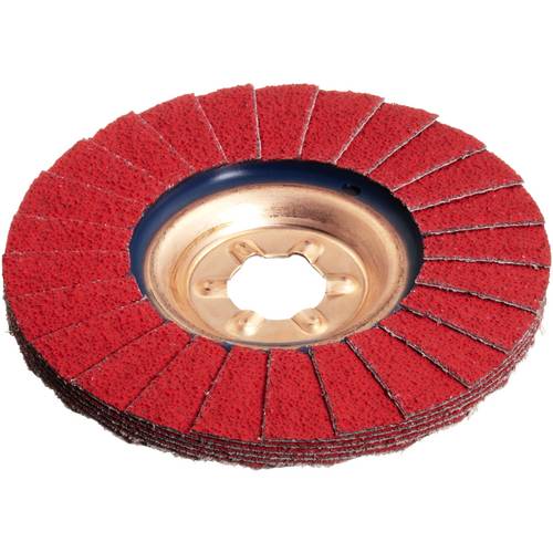 Thumbnail - LUKAS-ERZETT A27201250400050A Fächerschleifscheibe Durchmesser 125 mm Bohrungs-Ø 22.23 mm 10 St.