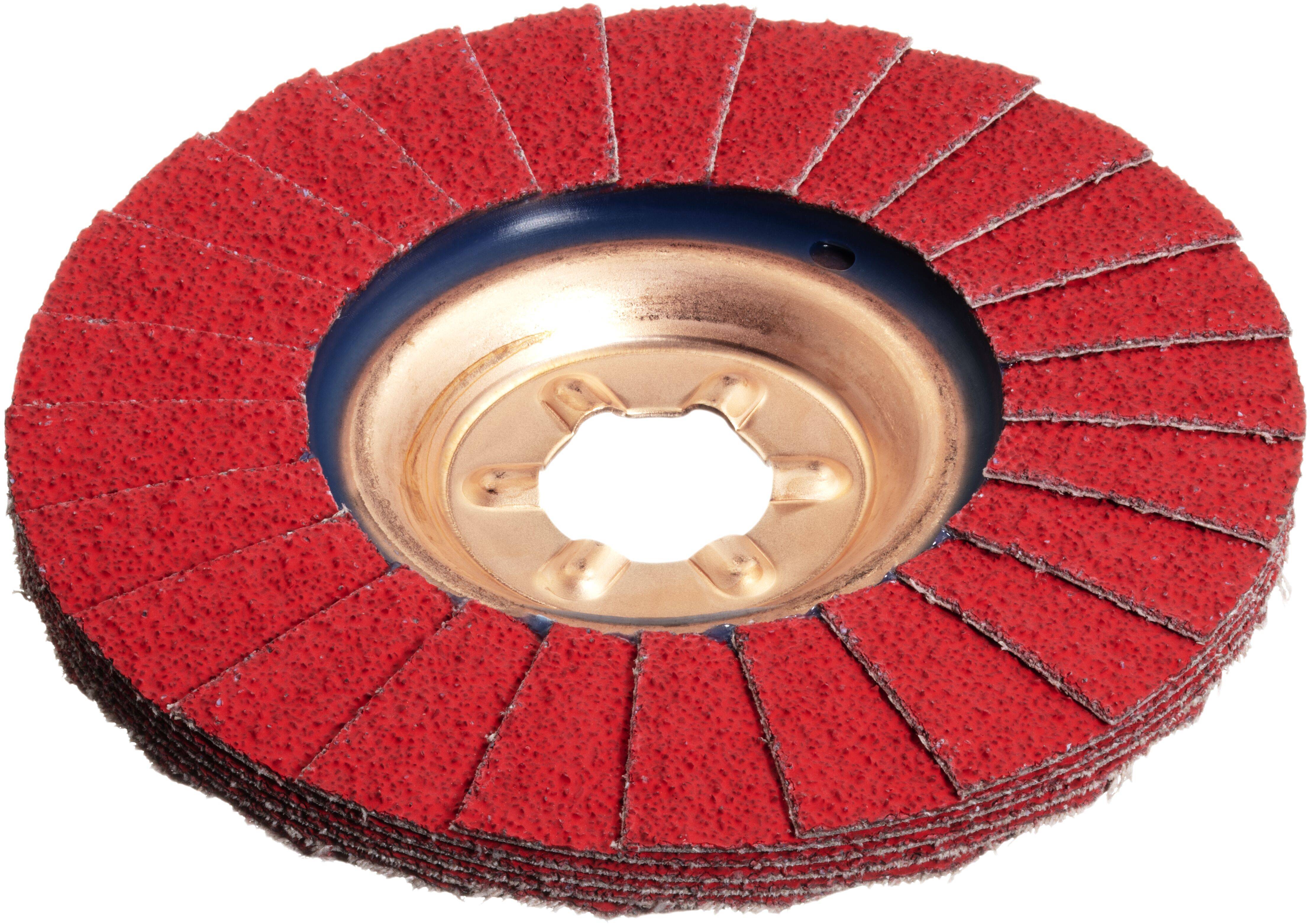 LUKAS-ERZETT A27201250600050 Fächerschleifscheibe Durchmesser 125 mm Körnung (num)=60 10 St.