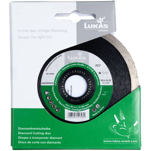 LUKAS-ERZETT A345212301107015 DiamantFC7 230x22,23x7 Diamanttrennscheibe 1 St.