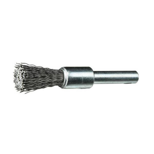 LUKAS-ERZETT Schaftrund-Drahtbürste BPSW für Stahl 10x20 mm für Bohrmaschinen gewellt BPSW 01020 S6  A350101006 10 St.