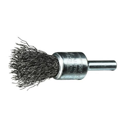 LUKAS-ERZETT Schaftrund-Drahtbürste BPSW für Stahl 17x25 mm für Bohrmaschinen gewellt BPSW 01725 S6 A350101506 10 St.