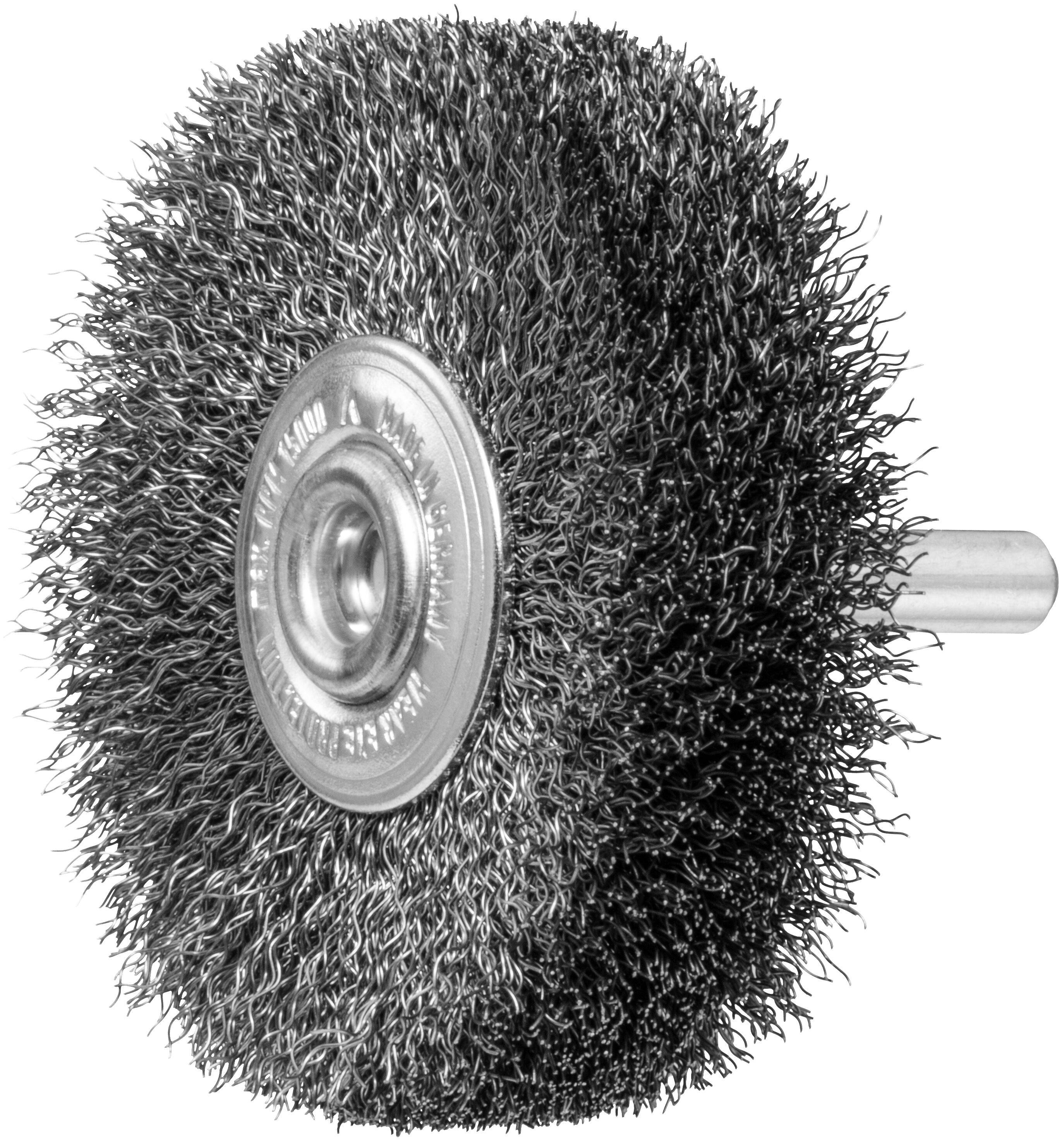 LUKAS-ERZETT Schaftrund-Drahtbürste BSSW universal 50x14 mm für Bohrmaschinen gewellt BSSW 05014 S6 A350105014111 10 St.