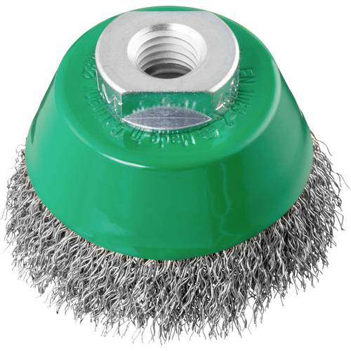 LUKAS-ERZETT Topfbürste BTVW für Edelstahl 60x21 mm für Winkelschleifer gewellt BTVW 06021 G M14 VA A350406021213 1 St.
