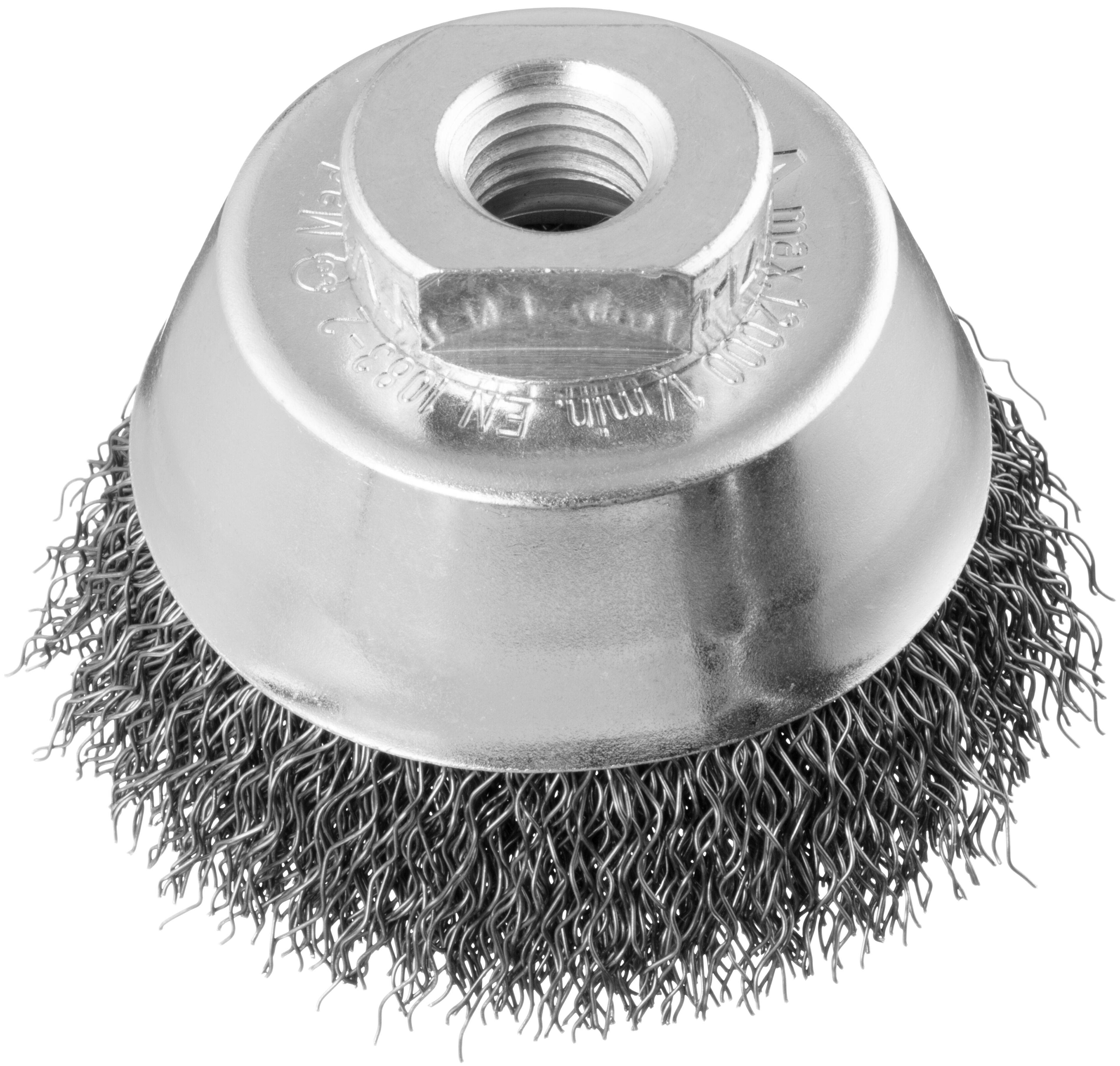 LUKAS-ERZETT Topfbürste BTSW universal 80x25 mm für Winkelschleifer gewellt BTSW 08025 G M14 A350408025114 1 St.