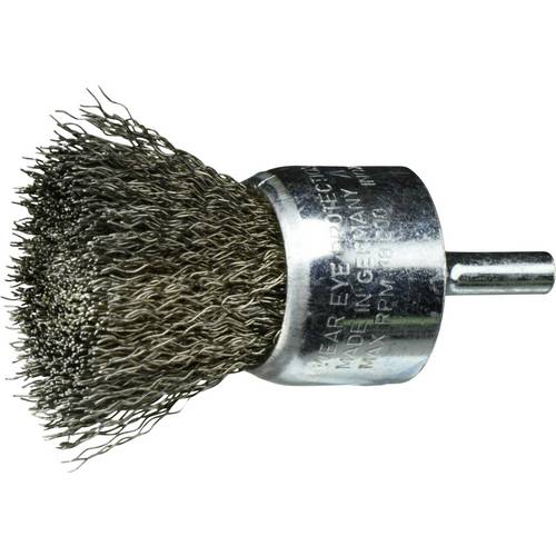 LUKAS-ERZETT Pinsel-Drahtbürste BPVW für Edelstahl 30x25 mm für Geradschleifer gewellt BPVW 03025 S6 VA A351102806 10 St...