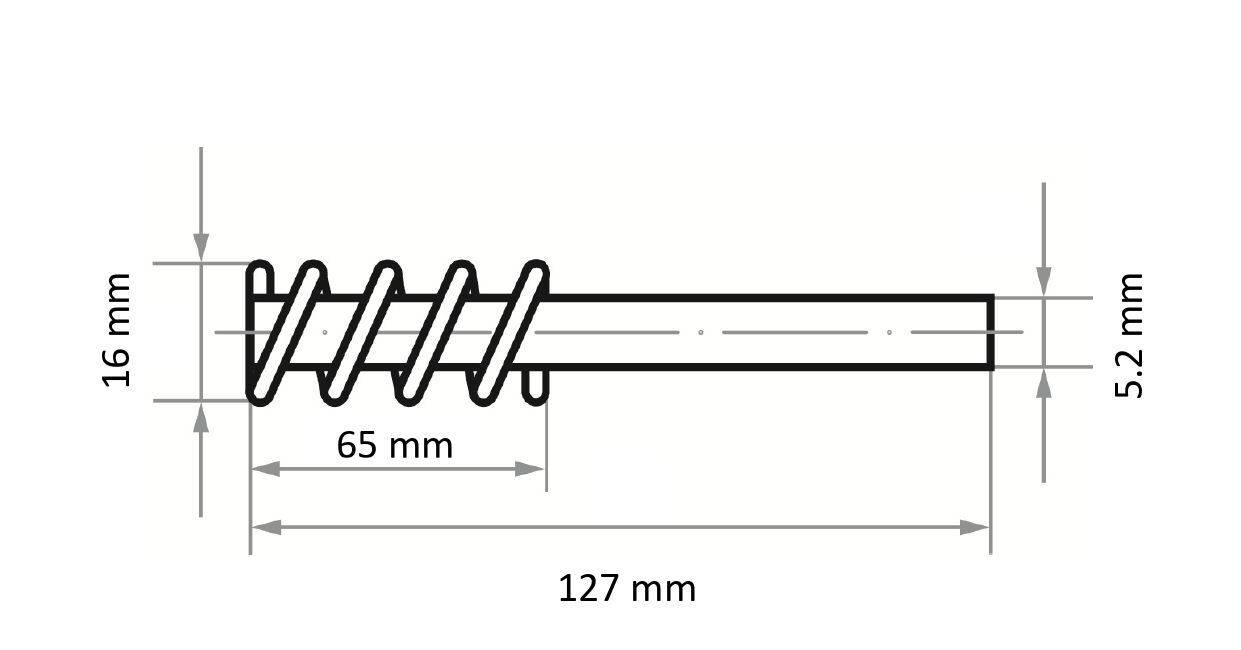 LUKAS-ERZETT Rohrbürste RBSN universal 16x65 mm für Bohrmaschinen aus Nylon RBSN 1665 SIC 120 A359901665120 10 St.-1