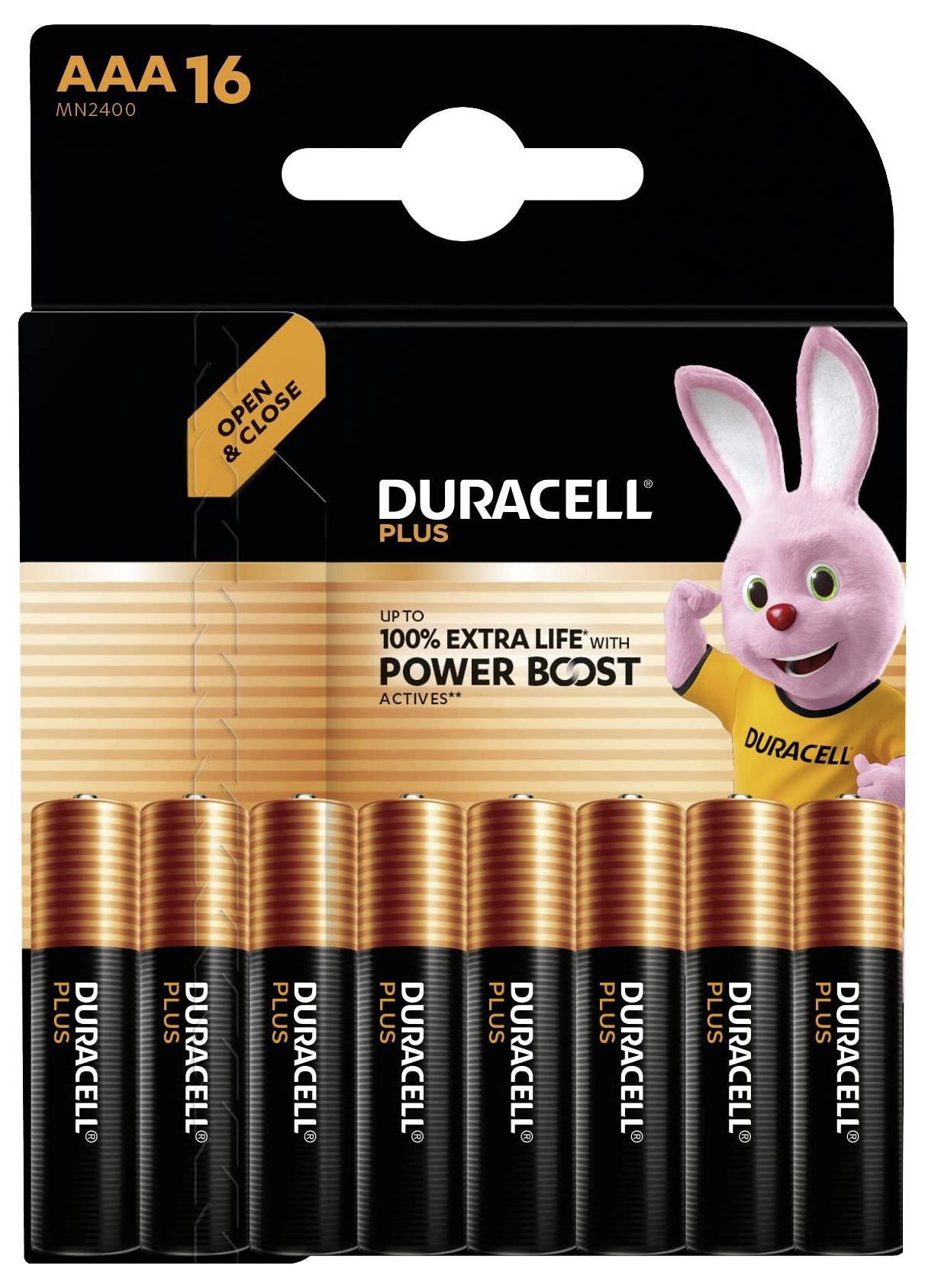 Duracell Plus Power Boost MN2400 Micro (AAA)-Batterie 1.5 V 16 St.-1
