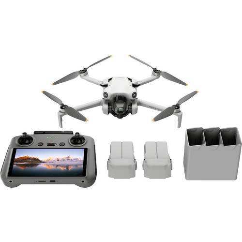 Thumbnail - DJI Mini 4 Pro Fly More Combo Plus (DJI RC 2) Quadrocopter RtF Kameraflug Schwarz, Weiß