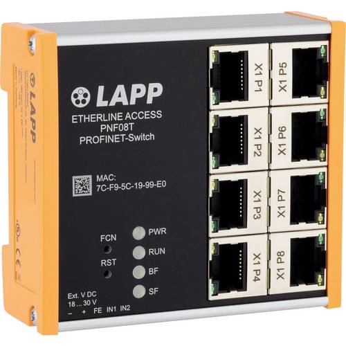LAPP ETHERLINE® ACCESS PNF08T Industrial Ethernet Switch