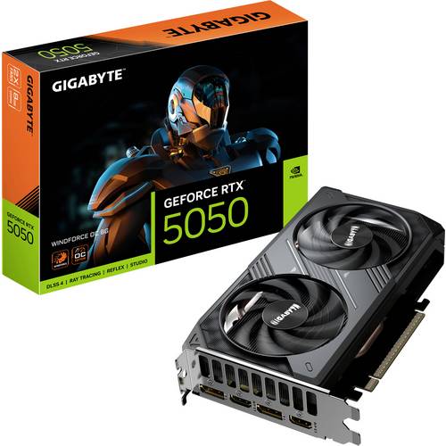 Thumbnail - Gigabyte Grafikkarte Nvidia GeForce RTX 5050 8 GB GDDR6-VRAM PCIe HDMI®, DisplayPort