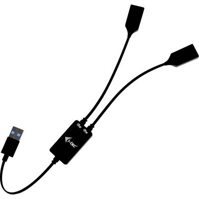 'AITEE' USB-Kabel-Splitter mit einem USB-A-Anschluss an einem Ende und zwei Ausgängen am anderen Ende, entwickelt zum Aufladen mehrerer Geräte.