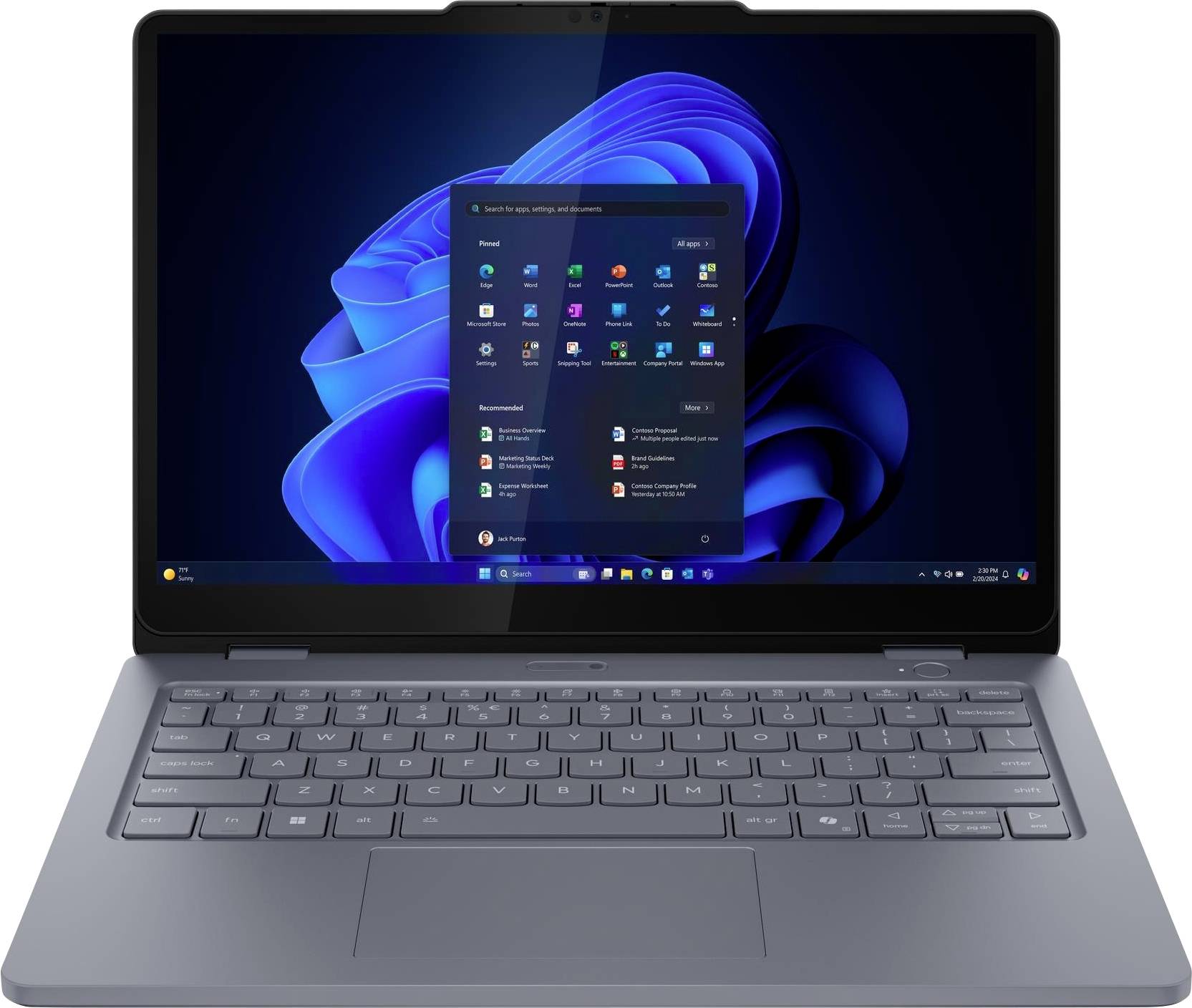 Lenovo Notebook 83M90000GE 33.8 cm (13.3 Zoll) WUXGA Intel® Core™ 5 120U 16 GB RAM 512 GB SSD Deutsch, QWERTZ Intel Inte...