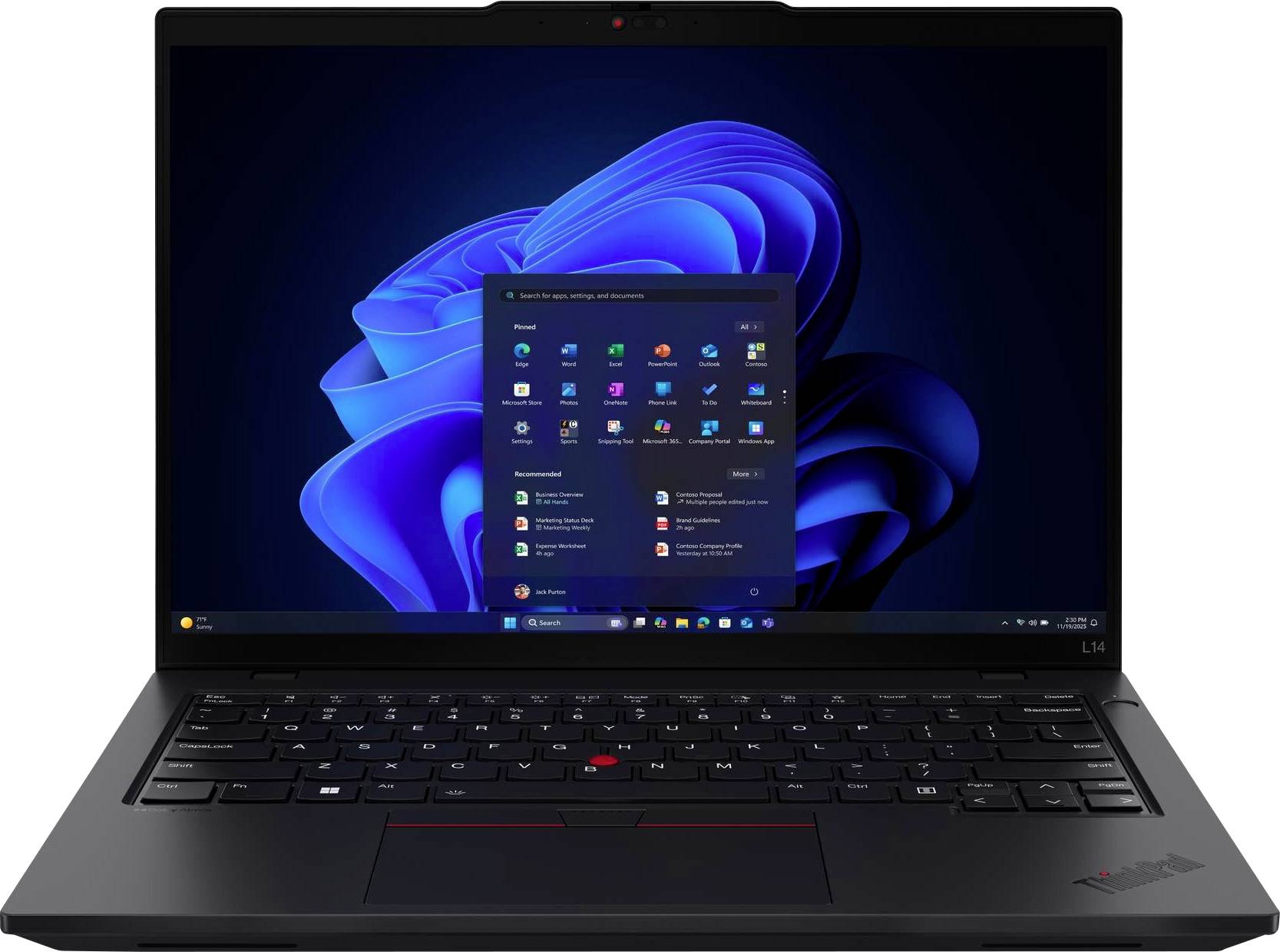 Lenovo Notebook 21S8002VGE 35.6 cm (14 Zoll) WUXGA AMD Ryzen 5 Pro 215 32 GB RAM 512 GB SSD Deutsch, QWERTZ AMD AMD Rade...