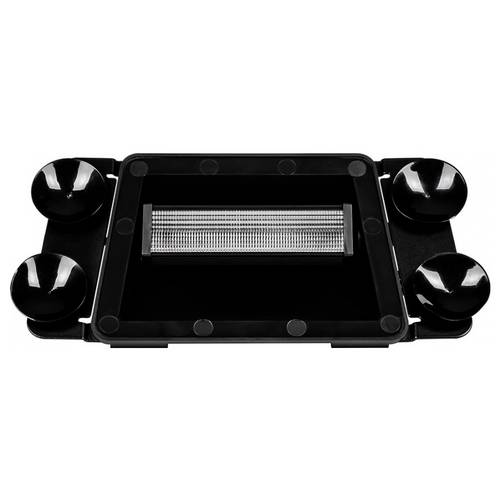 SecoRüt Frontblitzer / Straßenräumer LED Blitzer 12&24 Volt Strobo LW0052 12 V/DC, 24 V/DC Saugnapf Orange