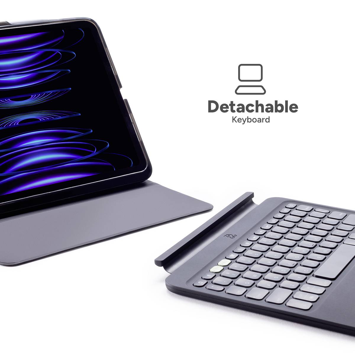 ZAGG KB Pro Keys 2 Tablet-Tastatur mit Hülle Passend für Marke (Tablet): Apple iPad Air 11" (M2, 2024), iPad Air 11" (M3-5