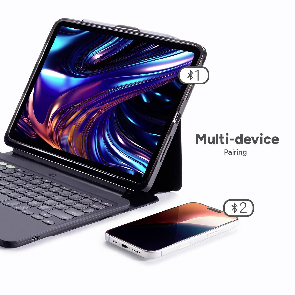 ZAGG KB Pro Keys 2 Tablet-Tastatur mit Hülle Passend für Marke (Tablet): Apple iPad Pro 11 (4. Generation) Apple iOS®-9