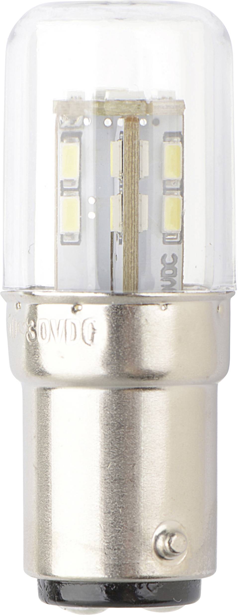 TRU COMPONENTS TC-13776152 LED-Signalleuchte Weiß BA15d 12 V, 24 V 200 lm