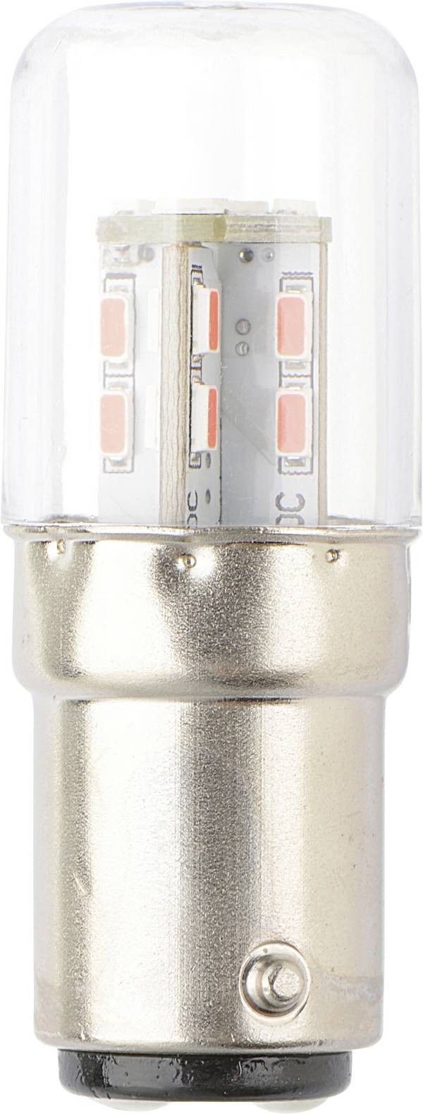 TRU COMPONENTS TC-13776156 LED-Signalleuchte Rot BA15d 12 V/DC, 24 V/DC 200 lm